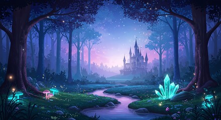 Whispers of the Crystal Forest
