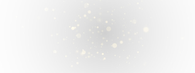 Shiny golden Christmas flare with sparkling particles, glowing confetti and festive stardust isolated on transparent luxury vector illustration for holiday card decoration.