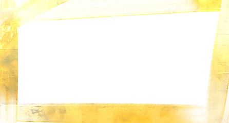 Luxury Gold Brushstroke Frame Template