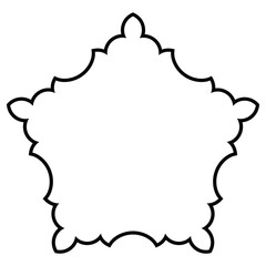 Decorative Black Frame Vector Design