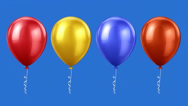 Colorful Balloons Celebration