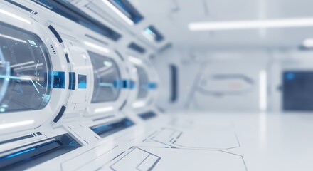 Fototapeta premium Chromatic Corridor