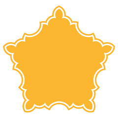 Decorative Gold Frame Vector Design