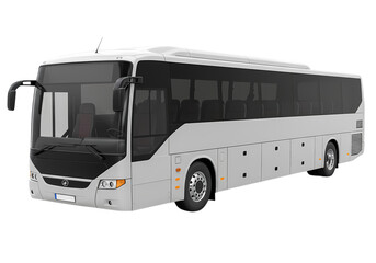 Charter Bus Tour Bus Motorcoach Transportation Vehicle Perfect for Travel Agency Websites and Brochures isolated on transparent background