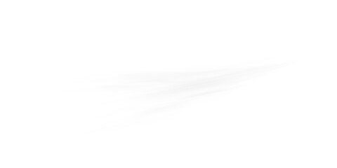 Grey Air Flow Wave with Swirl and Motion Blur on Transparent Background