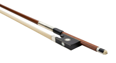 A Violin or Cello Bow with Ornate Design Isolated PNG