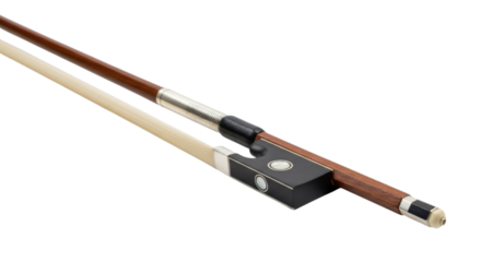 A Violin or Cello Bow with Ornate Design Isolated PNG