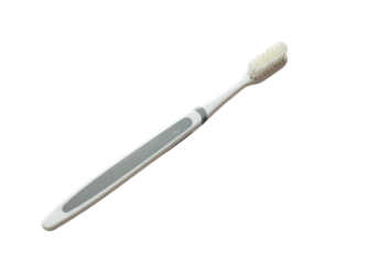 Closeup of a Modern Toothbrush Perfect for Dental Hygiene Promotion isolated on transparent background