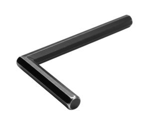A Simple L-Shaped Hex Key or Allen Wrench Isolated PNG