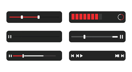 media player controls showing various playback options
