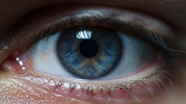 Phases of eye health: Detailed progression from healthy vision to cataract development showing the
