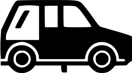 Various simple cute car icon illustrations