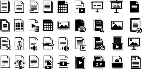 File icon vector collection. 