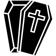 Obraz premium Coffin Icon
