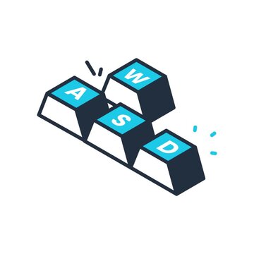 Animated WASD Keys - Video Animation