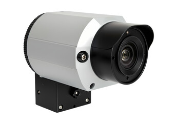 Precision Motorized Camera Mount Industrial Automation Solution isolated on transparent background