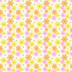 Vintage seamless floral pattern