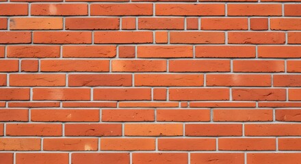 Warm red brick wall texture provides a classic, robust backdrop for countless design projects