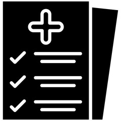 Obraz premium Medical Report Icon