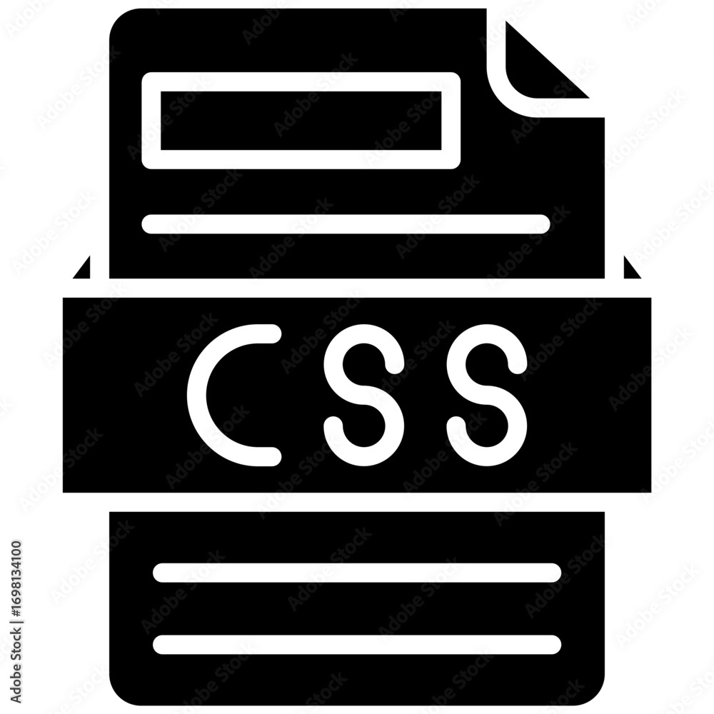 Wall mural css file icon