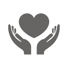 Obraz premium hands holding heart