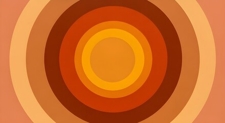 Warm, inviting gradient circles create a retro, groovy vibe perfect for design backgrounds