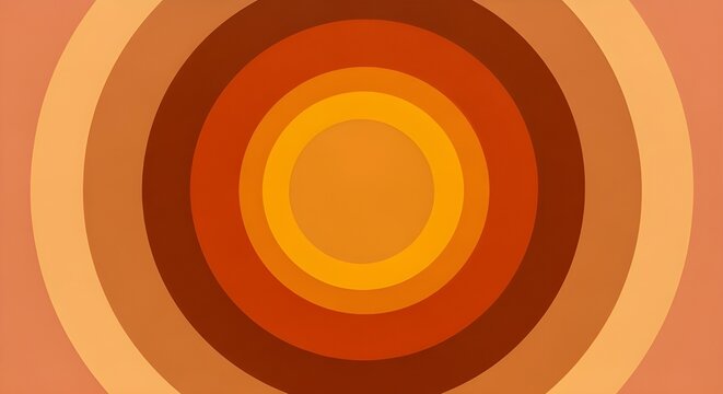 Warm, inviting gradient circles create a retro, groovy vibe perfect for design backgrounds