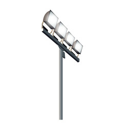 Metal Halide Lighting Tower isolated background