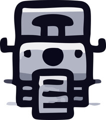 Obraz premium a simple car illustration