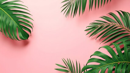 Fototapeta premium palm tree leaves