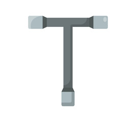 Cross bar vector illustration