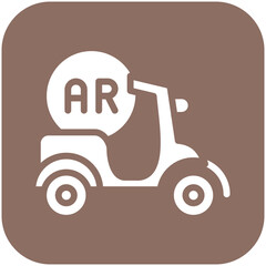 Ar Motorbike Riding Icon