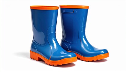 pair of shoe on white 