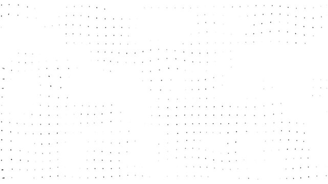 Abstract dot technology 4k loop motion background. Animated random dots  animation. halftone dot wave background. abstract dot pattern background texture.  halftone dot background moving seamless loop