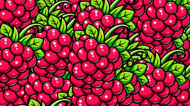 Overlay Exploding raspberries fill the screen- Green Screen Transition Animation