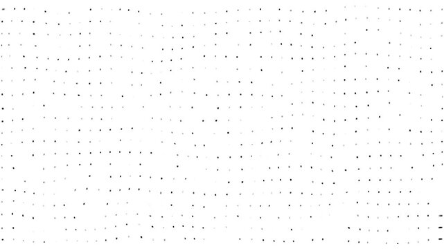 Abstract dot technology 4k loop motion background. Animated random dots  animation. halftone dot wave background. abstract dot pattern background texture.  halftone dot background moving seamless loop