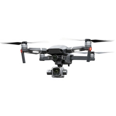 Drone isolated on transparent background for aerial photography