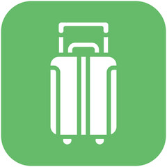 Wheeled Luggage Icon