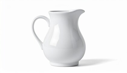 white ceramic jug