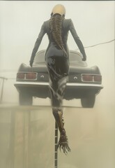 Futuristic Biomechanical Alien Creatures in Surreal Sci-Fi Environments ,concept Art Collection