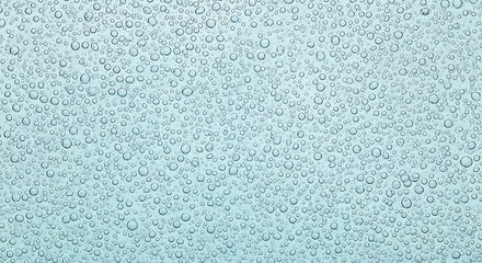 Cool raindrop background with refreshing feel evokes cleanliness, ideal for spa, wellness or eco-friendly product marketing and adds a touch of serene beauty