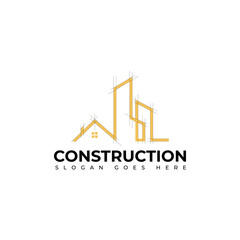Creative Abstract Construction Logo