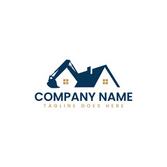 House Construction Real Estate Logo