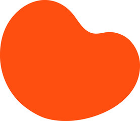 Abstract doodle shape element PNG with transparent background, hand-drawn modern minimal shape design for poster, scrapbook, digital artwork, pattern, web, and creative projects