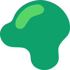 Abstract doodle shape element PNG with transparent background, hand-drawn modern minimal shape design for poster, scrapbook, digital artwork, pattern, web, and creative projects