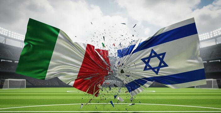 Italy VS israel, world cup 2026 soccer - Powered by Adobe