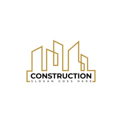Creative Abstract Construction Logo