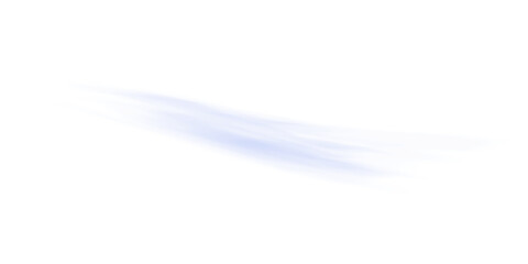 Soft Blue Hazy Glow and Motion Blur on Transparent Background