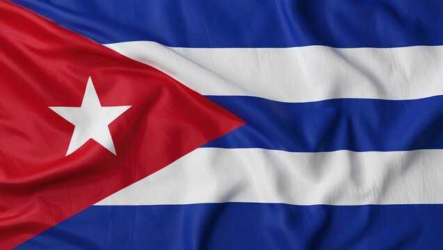Cuban flag emblem of independence and national identity