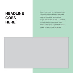 square design social media template eps